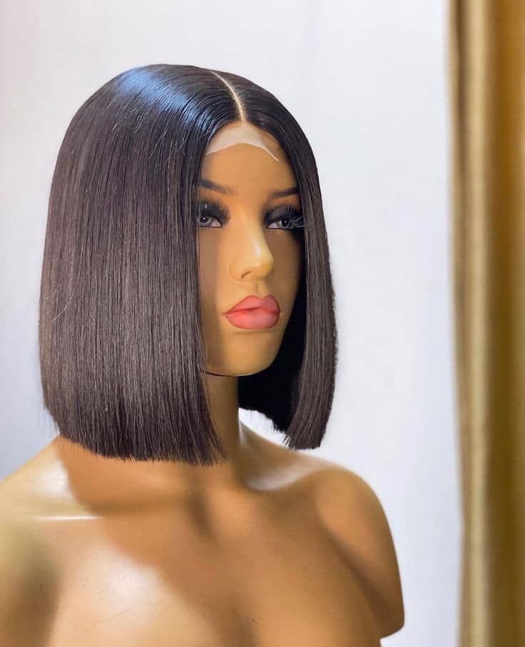 Natural afro hair styled and shaped